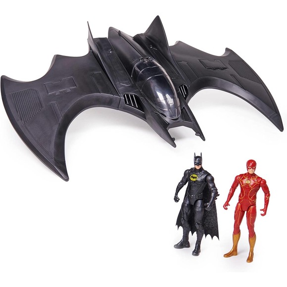 DC Comics, The Flash Ultimate Batwing Set The Flash and Batman Action Figures, - Picture 2 of 3